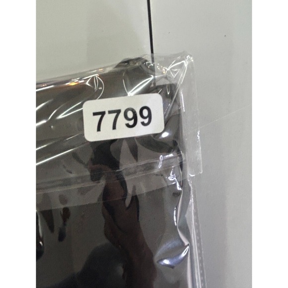 Rafaella Womens Size 12 Black Dress Pants Corporate Goth Faux Leather‎ Trim - Picture 10 of 10